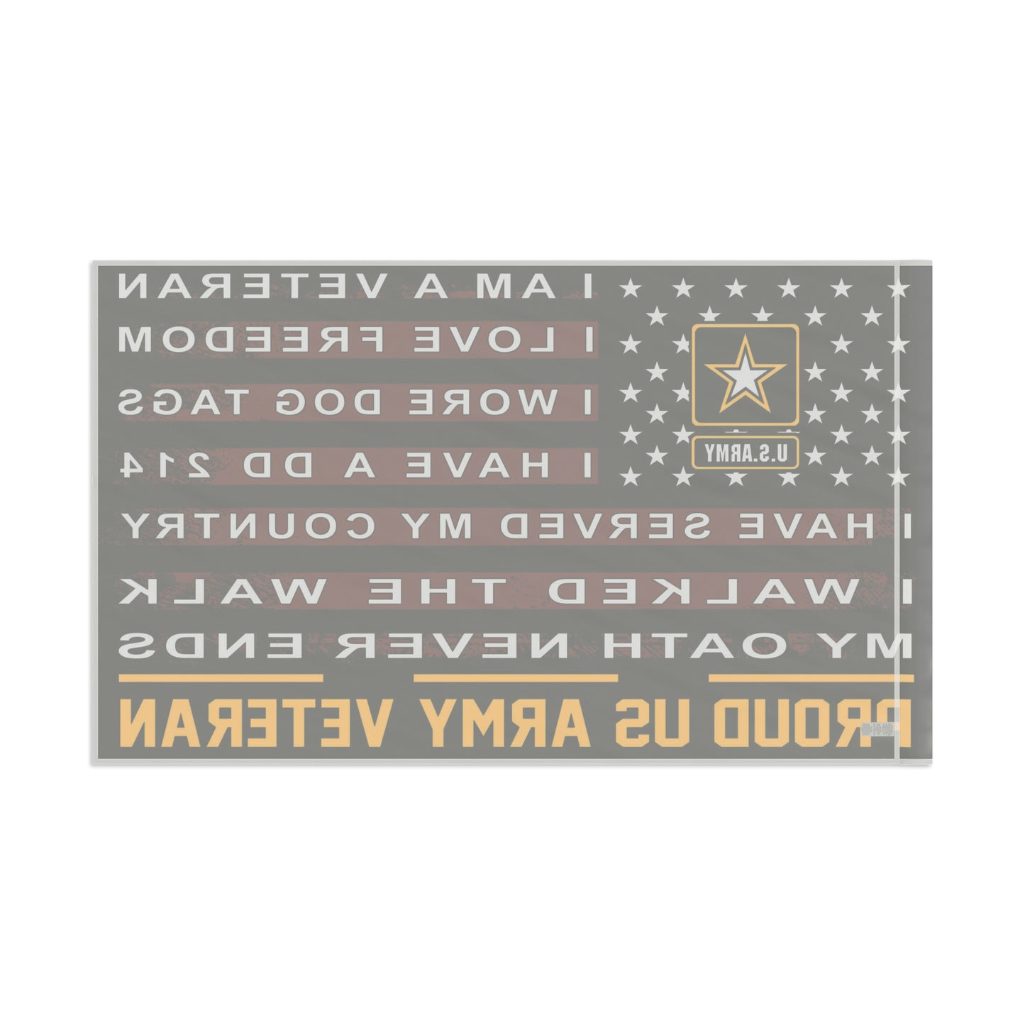 US Army Veteran Flag 60 x 36