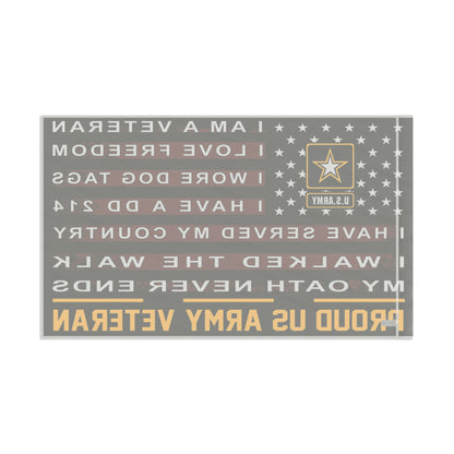 US Army Veteran Flag 60 x 36