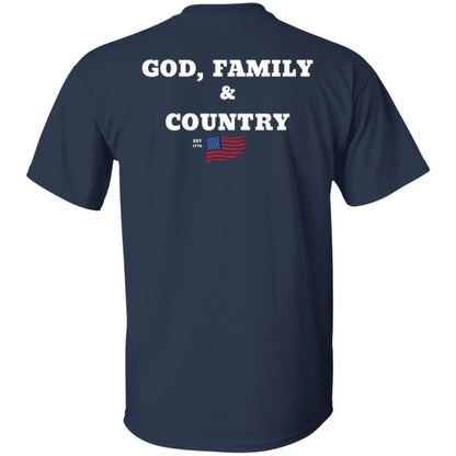 GOD, FAMILY, COUNTRY T-SHIRT