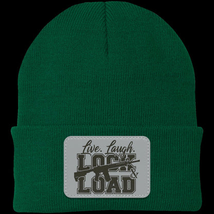 Live Laugh Lock & Load Knit Beanie