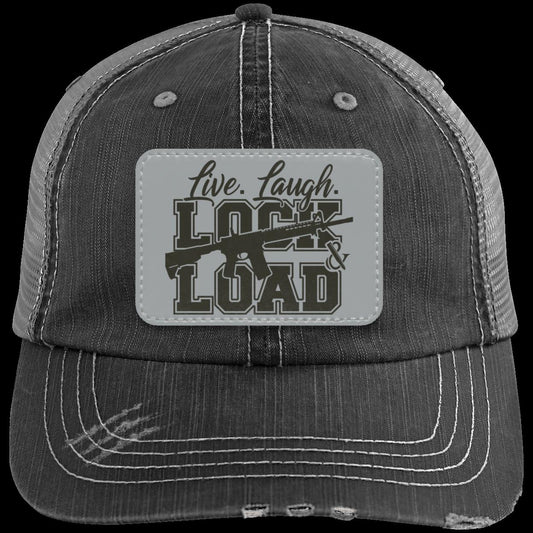 Live Laugh Lock & Load Distressed Cap