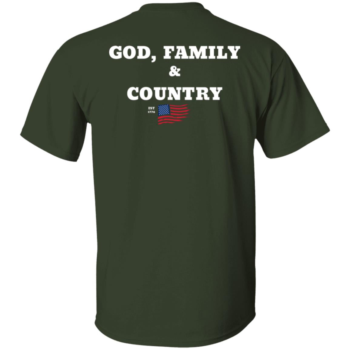 GOD, FAMILY, COUNTRY T-SHIRT