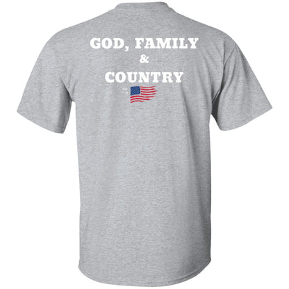 GOD, FAMILY, COUNTRY T-SHIRT