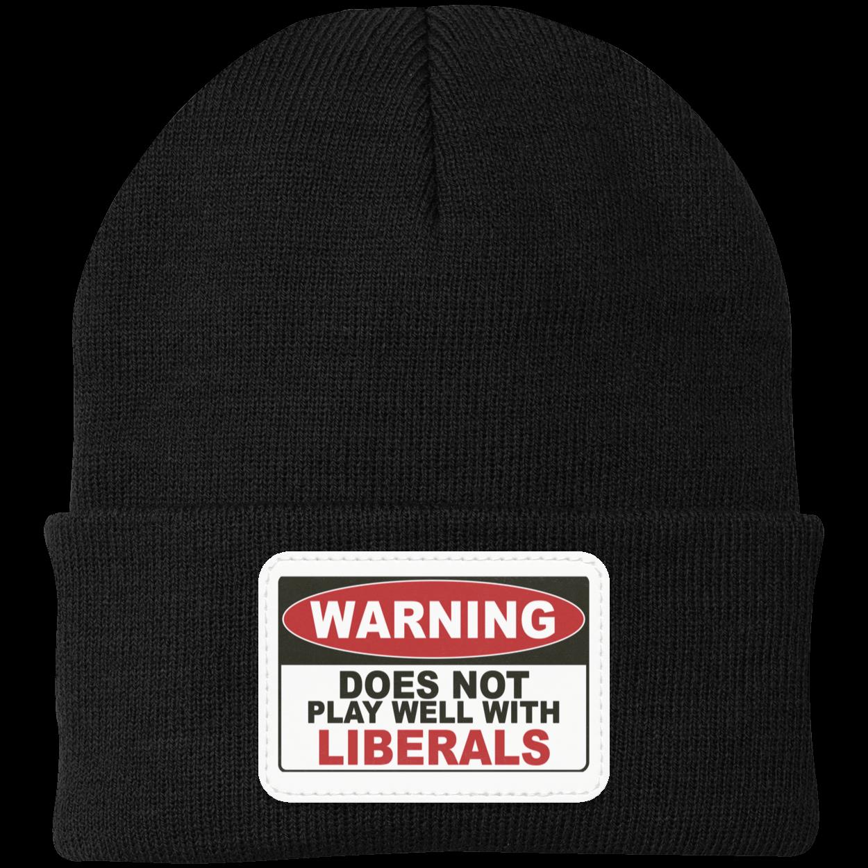 Warning Label Knit Beanie