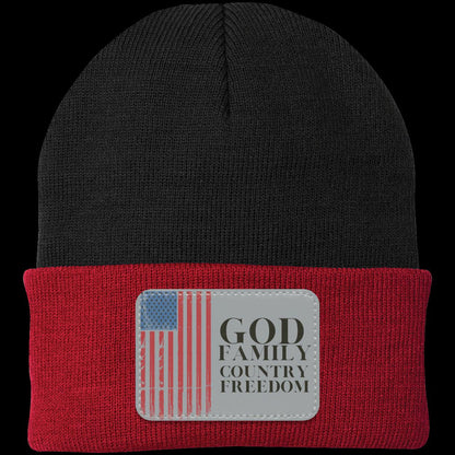 God, Family, Country, Freedom Beanie