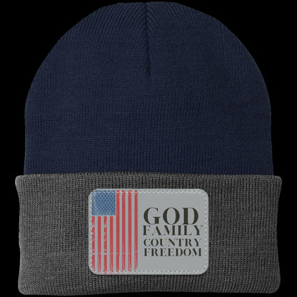 God, Family, Country, Freedom Beanie