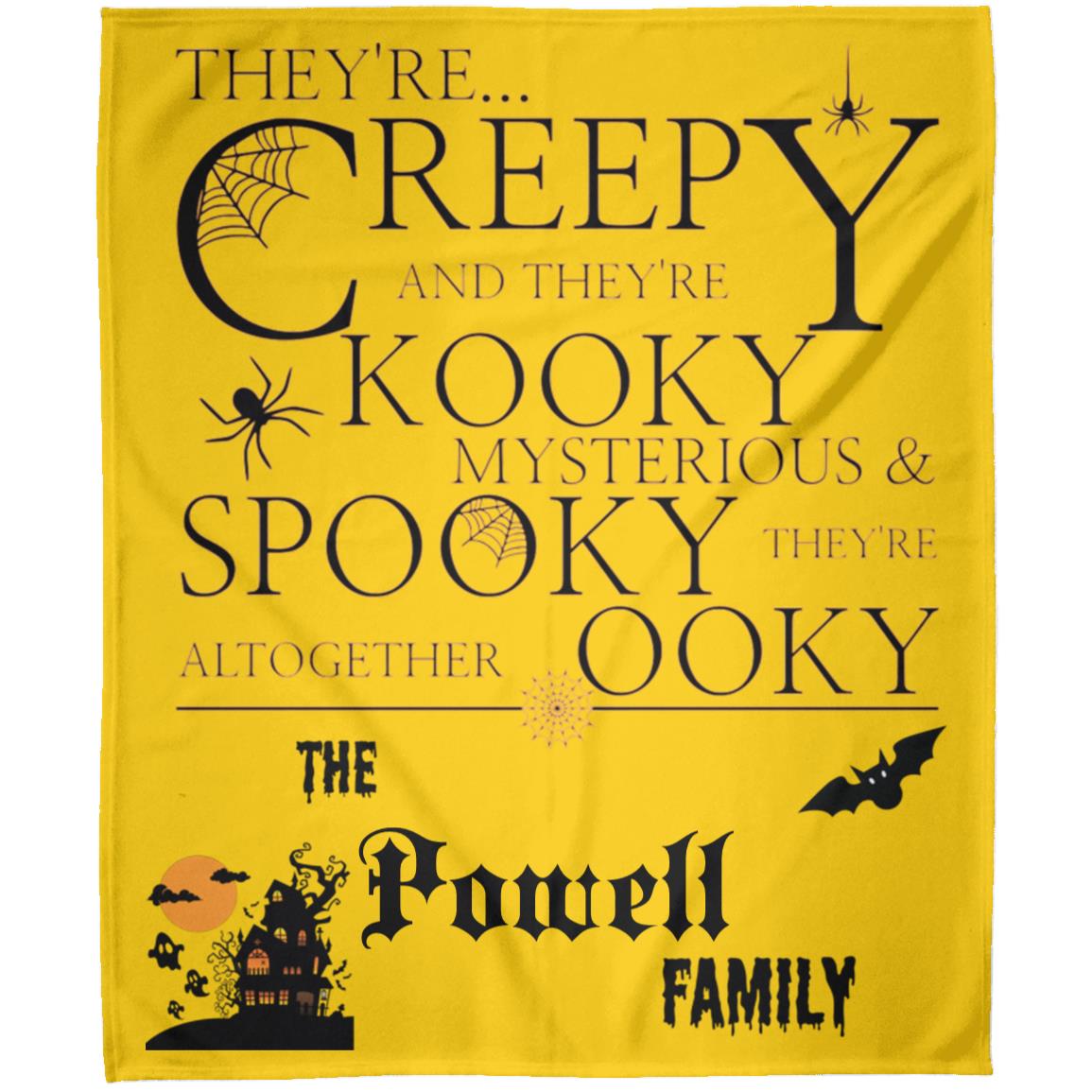 They're Creepy Fleece Blanket -50x60in