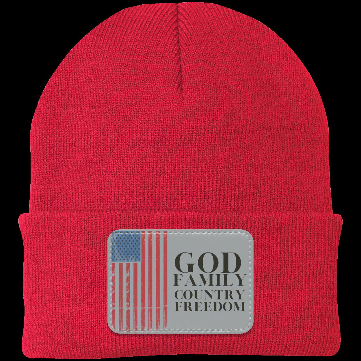 God, Family, Country, Freedom Beanie