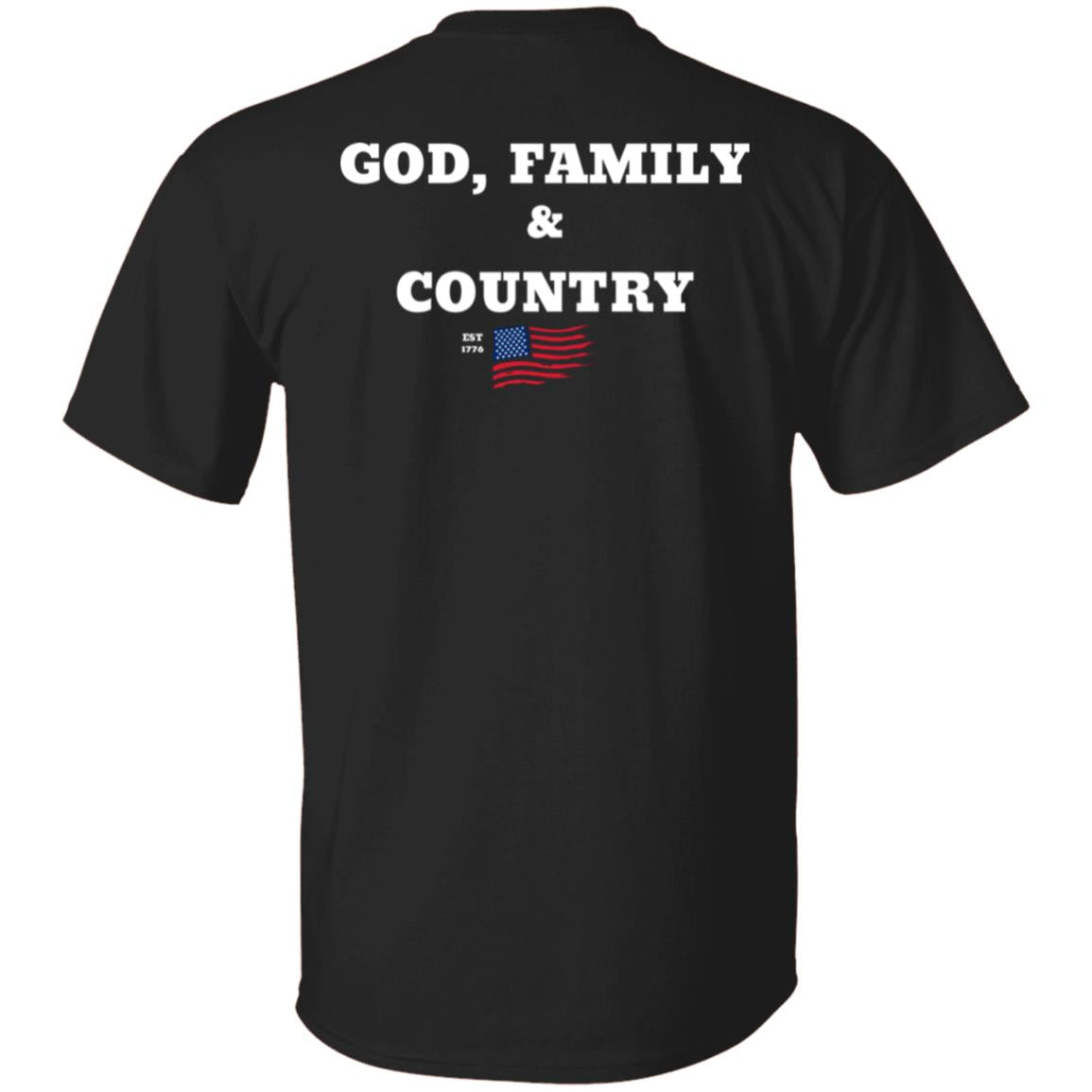 GOD, FAMILY, COUNTRY T-SHIRT