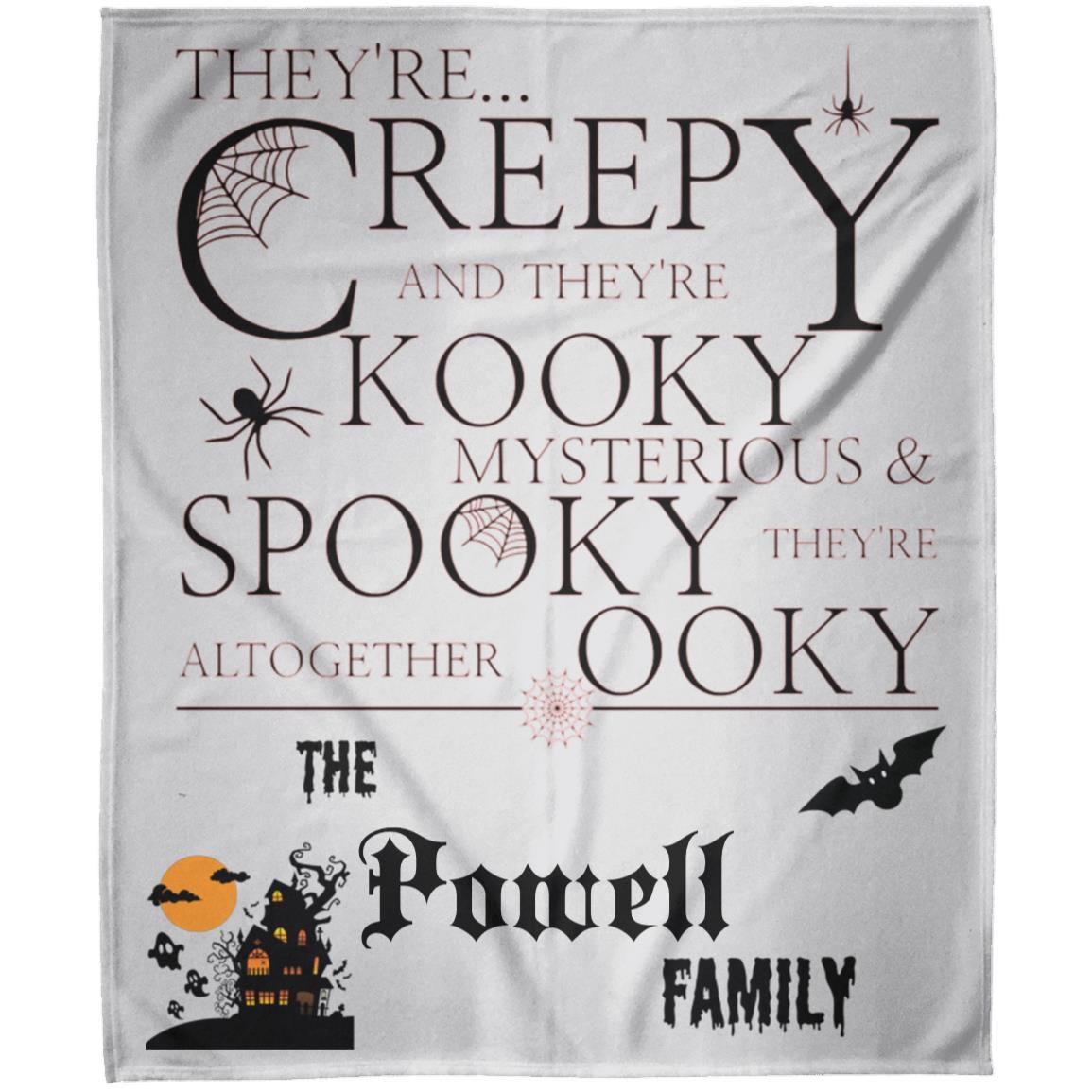 They're Creepy Fleece Blanket -50x60in