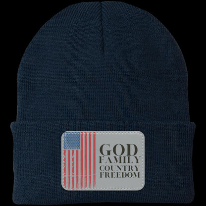 God, Family, Country, Freedom Beanie