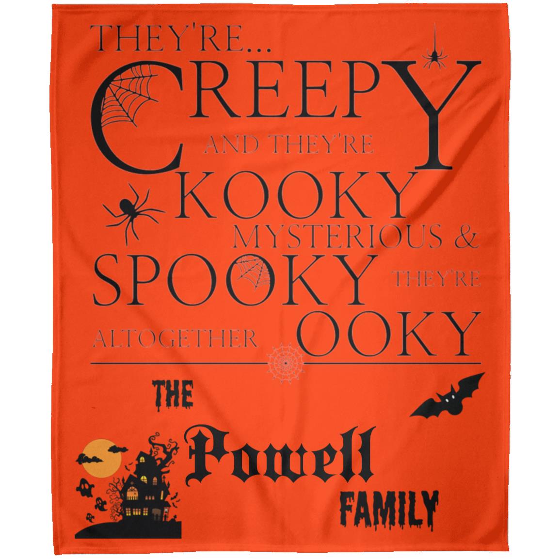 They're Creepy Fleece Blanket -50x60in