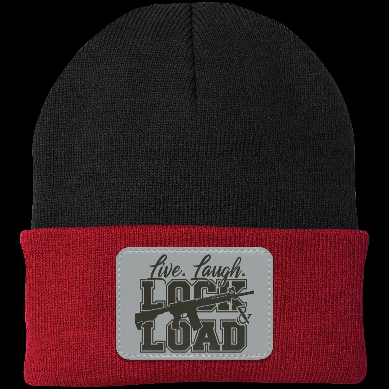 Live Laugh Lock & Load Knit Beanie