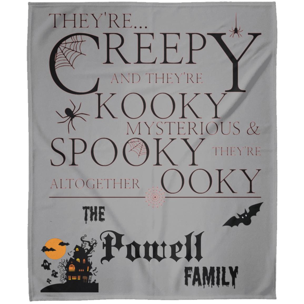 They're Creepy Fleece Blanket -50x60in