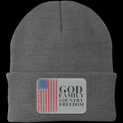 God, Family, Country, Freedom Beanie