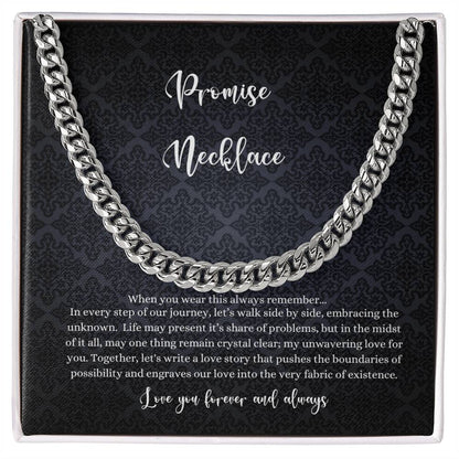 Men's Cuban Promise Necklace