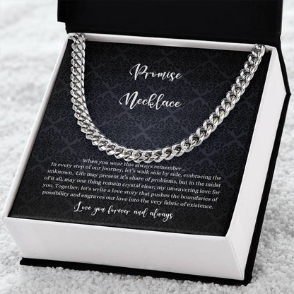 Men's Cuban Promise Necklace