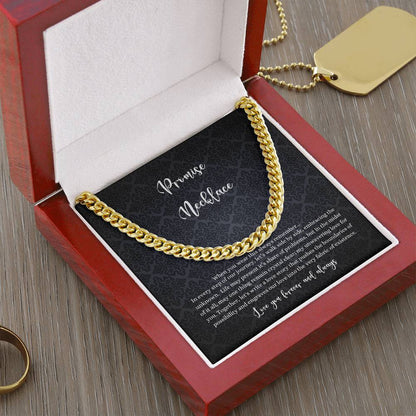 Men's Cuban Promise Necklace