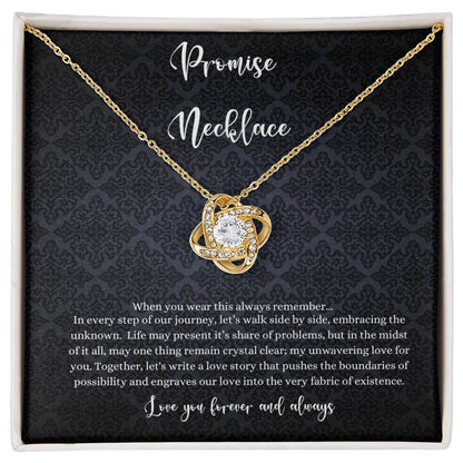 Love Knot Promise Necklace