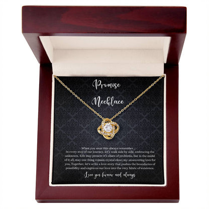 Love Knot Promise Necklace