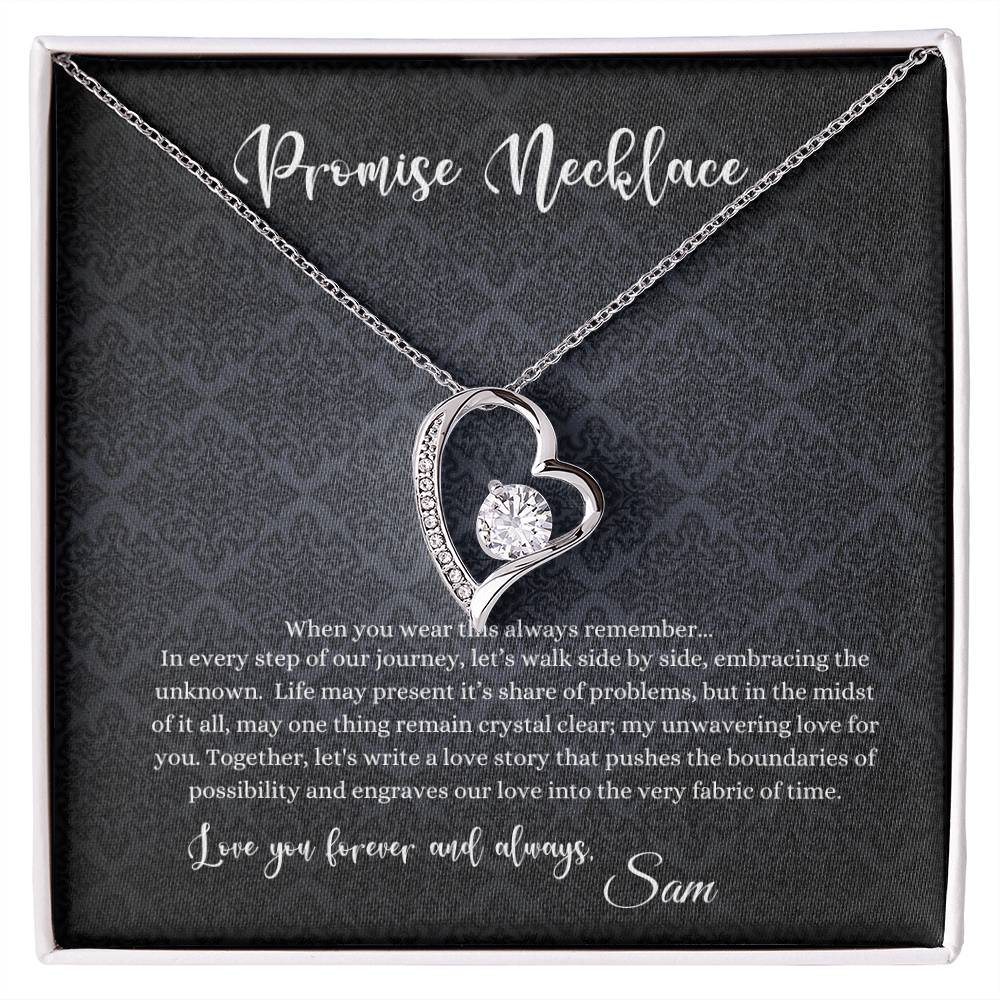 Personalized Forever Love Promise Necklace