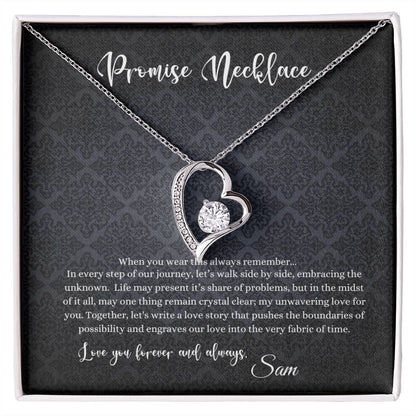 Personalized Forever Love Promise Necklace