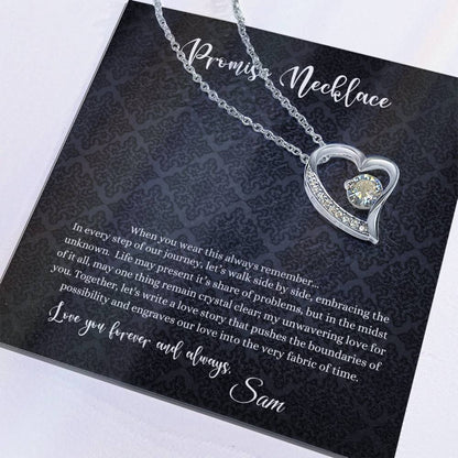 Personalized Forever Love Promise Necklace