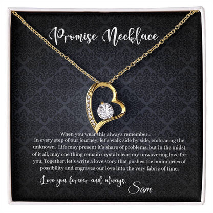 Personalized Forever Love Promise Necklace