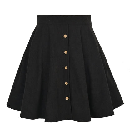 Elleigh Corduroy A-Line Skirt